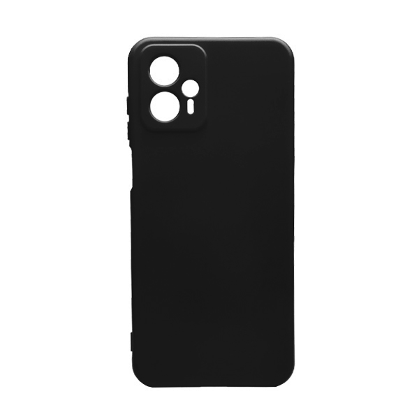 Чехол Original Soft Touch Case for Motorola G23 Black with Camera Lens