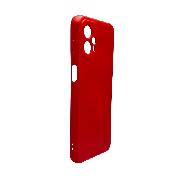 Чехол Original Soft Touch Case for Motorola G13 Red with Camera Lens