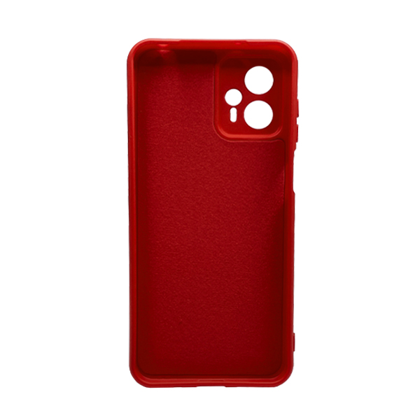 Чехол Original Soft Touch Case for Motorola G13 Red with Camera Lens