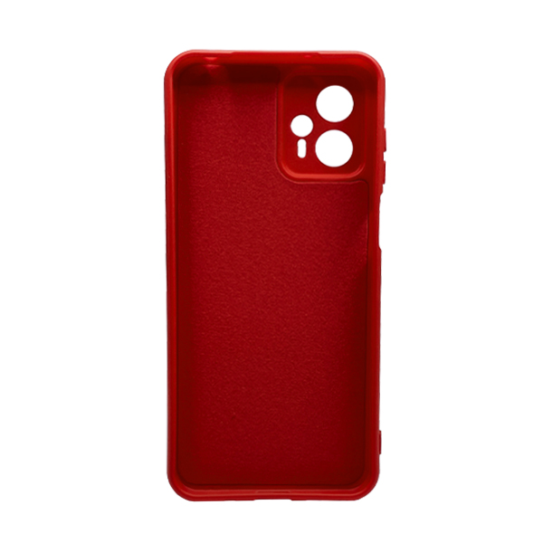 Чохол Original Soft Touch Case for Motorola G13 Red with Camera Lens