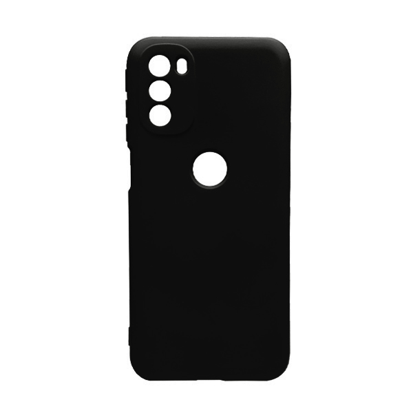 Чохол Original Soft Touch Case for Motorola G31 Black with Camera Lens