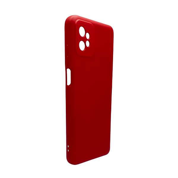 Чохол Original Soft Touch Case for Motorola G32 Red with Camera Lens