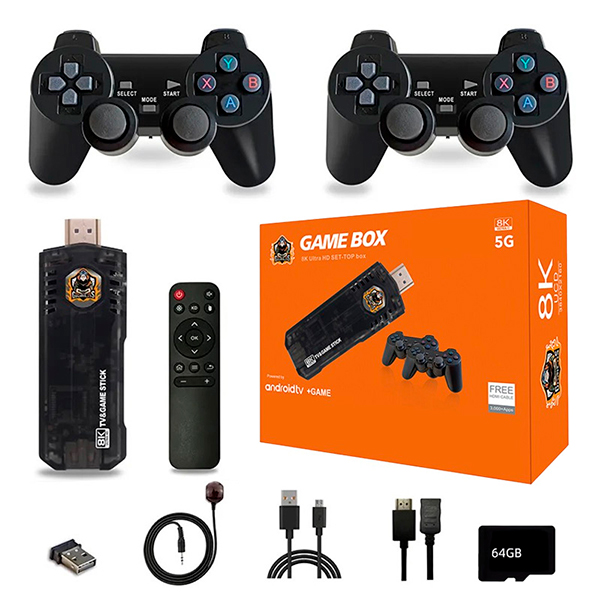 Игровая приставка Game Box 8K X8 M98 Smart TV Stick 64GB