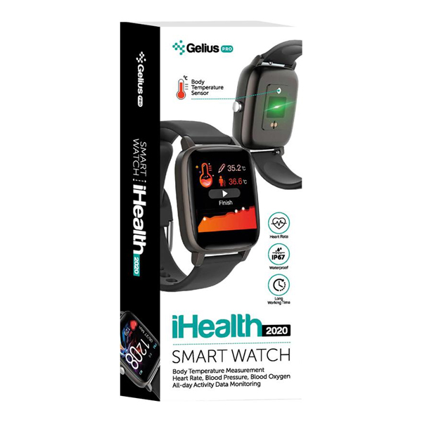 Смарт-годинник Gelius Pro IHEALTH 2020 (IP67) Black