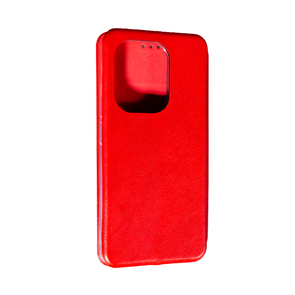 Чохол книжка Kira Slim Shell для Xiaomi Redmi Note13 Pro 4G/Poco M6 Pro 4G Red Perforation NEW