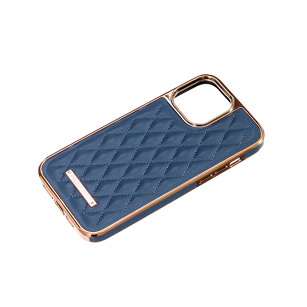 Чехол Puloka Leather Case для iPhone 13/14 Blue