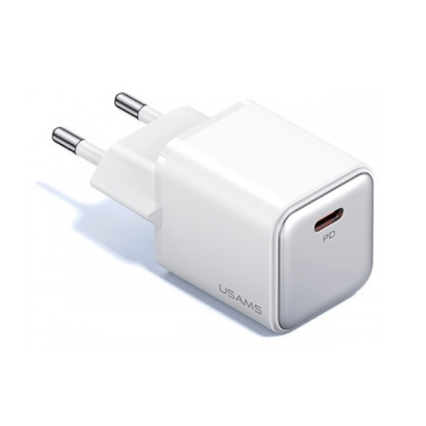 СЗУ Usams US-CC186 X-ron Single USB PD30W Fast Charger White (CC186TC02)