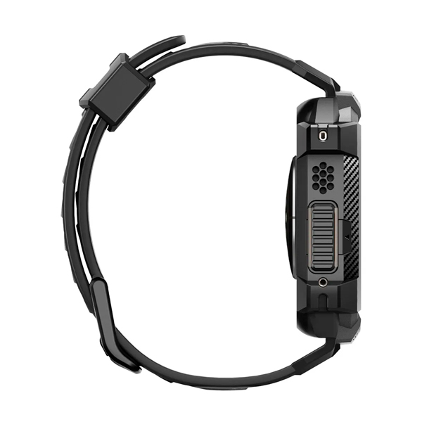 Чохол-ремінець Spigen Rugged Armor Pro для Apple Watch 49mm Black (ACS05460)