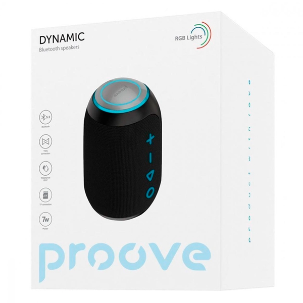 Портативная Bluetooth колонка Proove Dynamic 7W Black