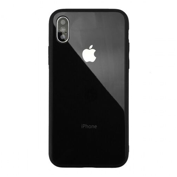 Чохол накладка Glass TPU Case для iPhone XS Max Black