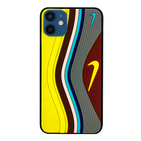 Чохол Goddess Case для iPhone 12/12 Pro AirMax Yellow/Grey