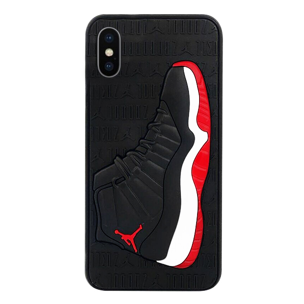 Чехол накладка Goddess Case для iPhone X/XS AirJordan Black