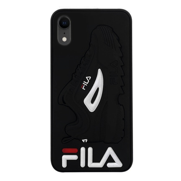 Чехол накладка Goddess Case для iPhone XR Fila Black