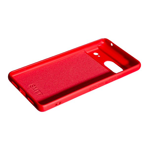 Чехол Original Soft Touch Case for Google Pixel 7 Red with Camera Lens