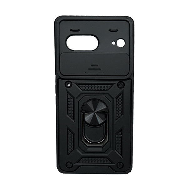 Чехол Armor Camshield Case для Google Pixel 7 with Ring Black