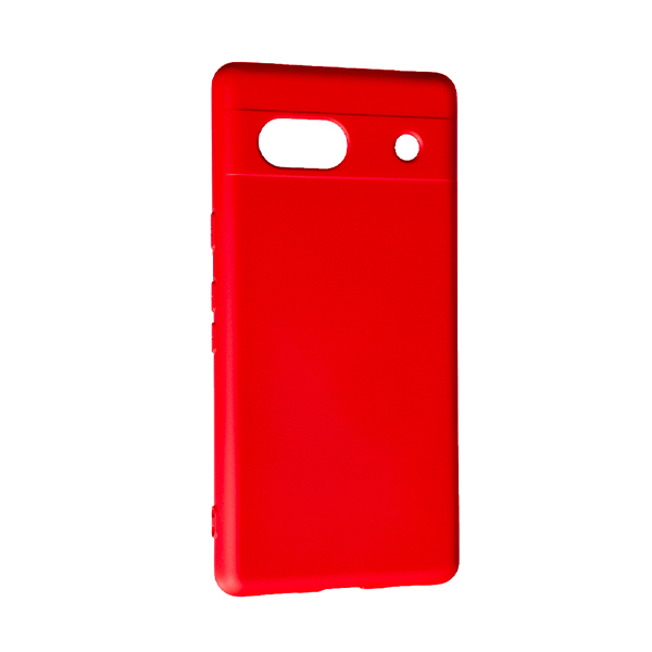 Чохол Original Soft Touch Case for Google Pixel 7a Red with Camera Lens