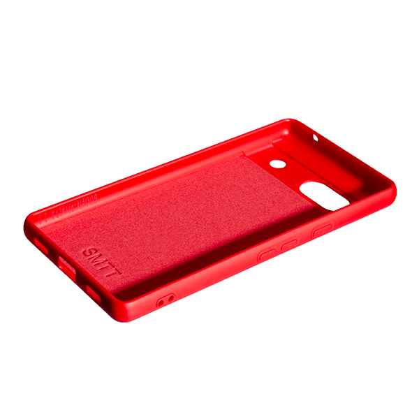 Чехол Original Soft Touch Case for Google Pixel 7a Red with Camera Lens