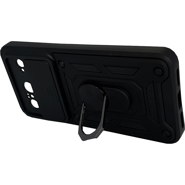 Чехол Armor Camshield Case для Google Pixel 8 with Ring Black