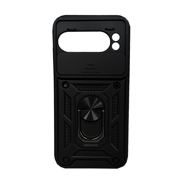 Чехол Armor Camshield Case для Google Pixel 9/9 Pro with Ring Black