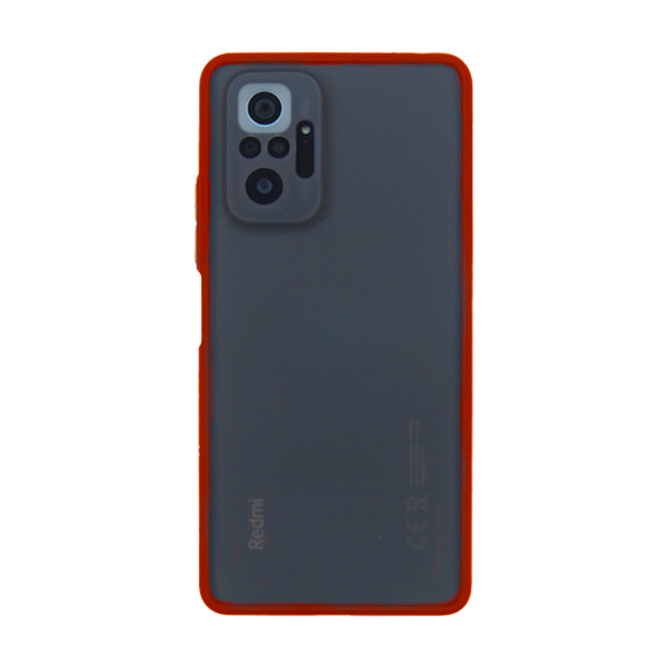 Чехол накладка Goospery Case для Xiaomi Redmi Note10 Pro/Note 10 Pro Max Red with Camera Lens