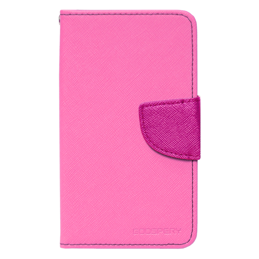 Чехол книжка Book Cover Universal Goospery Fancy Diary 5.5 дюйма Light Pink/Pink