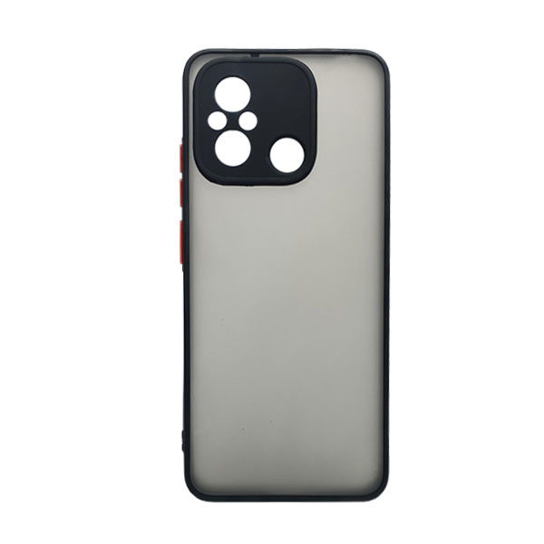 Чохол Goospery Case для Xiaomi Redmi 12c Black/Red with Camera Lens