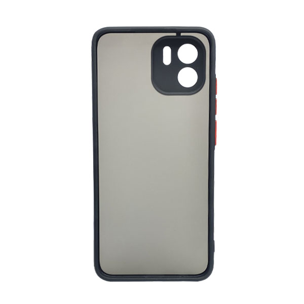 Чехол накладка Goospery Case для Xiaomi Redmi A1/A2 Black/Red with Camera Lens