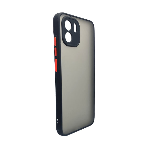 Чехол накладка Goospery Case для Xiaomi Redmi A1/A2 Black/Red with Camera Lens