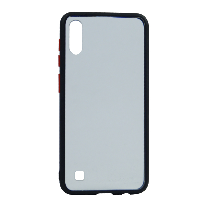 Чехол накладка Goospery Case для Samsung A10-2019/A105 Clear/Black/Red
