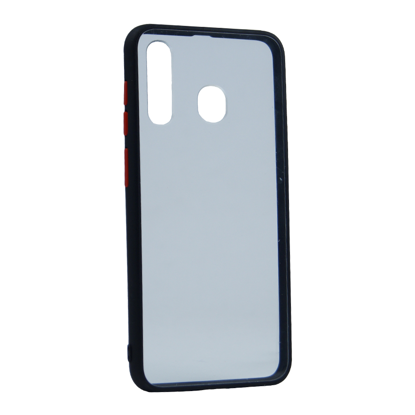 Чохол Goospery Case для Samsung A20-2019/A205/A30-2019/A305 Clear/Black/Red