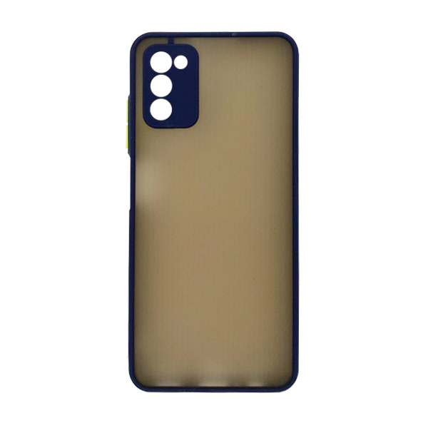 Чехол накладка Goospery Case для Samsung A03s-2021/A037 Dark Blue with Camera Lens