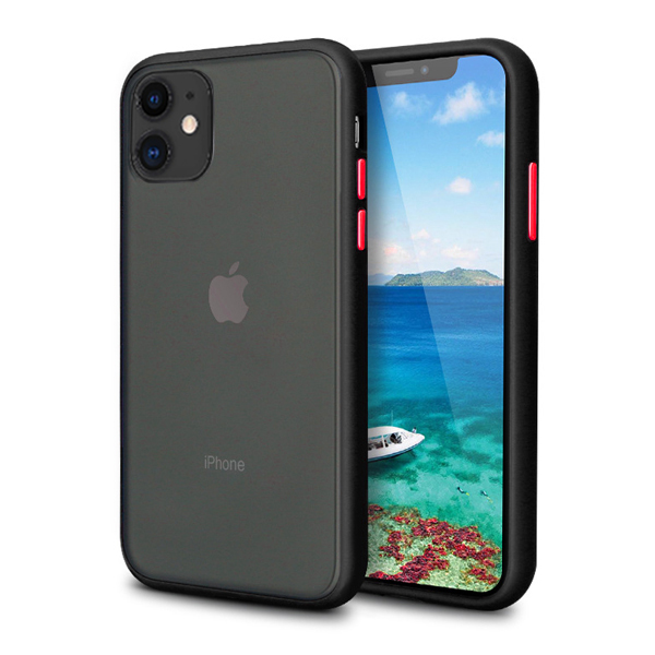 Чохол Goospery Case для iPhone 11 Black/Red