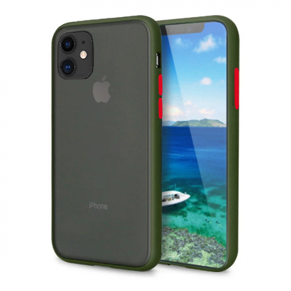 Чехол накладка Goospery Case для iPhone 11 Khaki