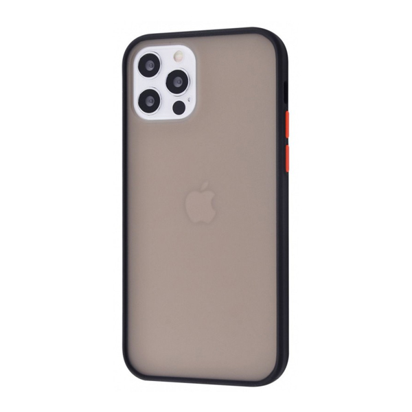 Чехол накладка Goospery Case для iPhone 12/12 Pro Black/Red