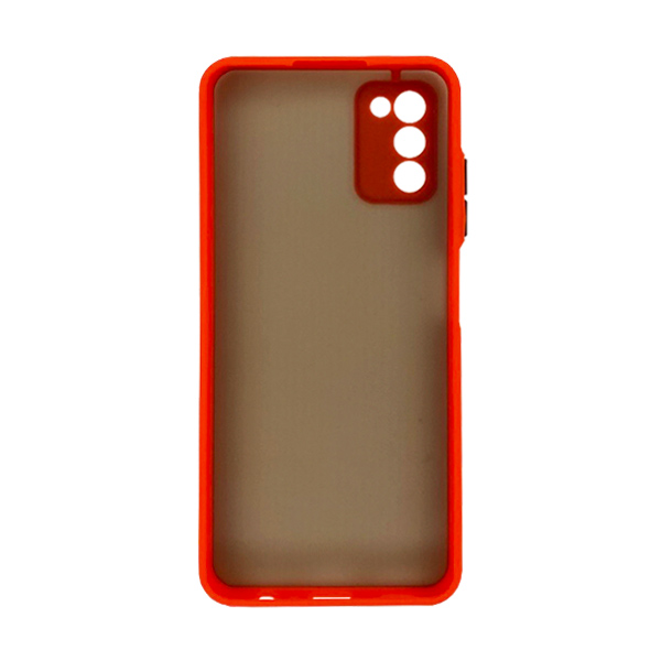 Чехол накладка Goospery Case для Samsung A03s-2021/A037 Red with Camera Lens