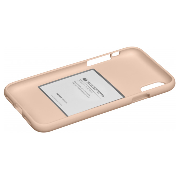 Чохол накладка Goospery SF Jelly Case для iPhone XS Max Pink Sand