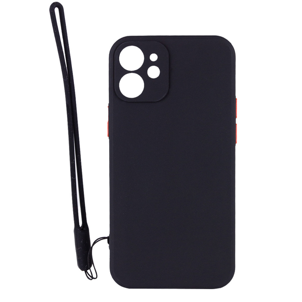 Чехол накладка Goospery TPU Square Full Camera Case для iPhone 12 Mini Black