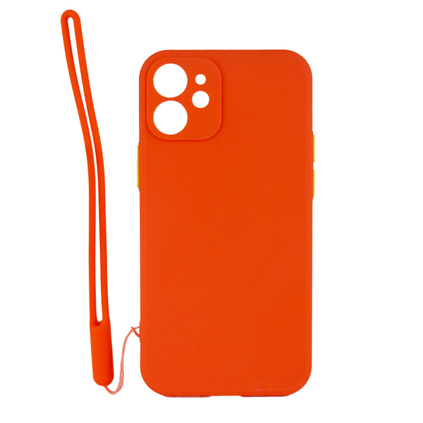 Чехол накладка Goospery TPU Square Full Camera Case для iPhone 12 Mini Orange