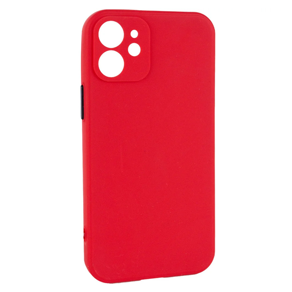 Чехол накладка Goospery TPU Square Full Camera Case для iPhone 12 Mini Red