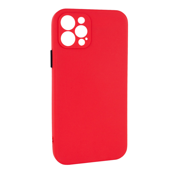 Чехол накладка Goospery TPU Square Full Camera Case для iPhone 12 Pro Max Red