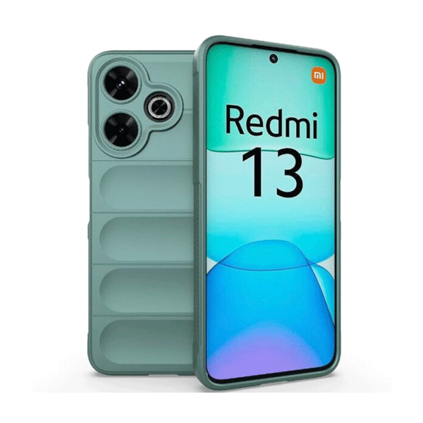 Чохол Cosmic Magic Shield for Xiaomi Redmi 13 4G/Poco M6 4G Dark Green with Camera Lens