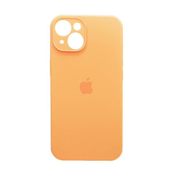 Чохол Soft Touch для Apple iPhone 15 Grapefruit with Camera Lens Protection