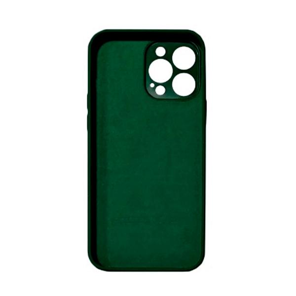 Чохол Soft Touch для Apple iPhone 13 Pro Dark Green with Camera Lens Protection Square