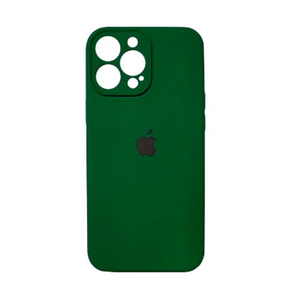 Чохол Soft Touch для Apple iPhone 13 Pro Dark Green with Camera Lens Protection Square