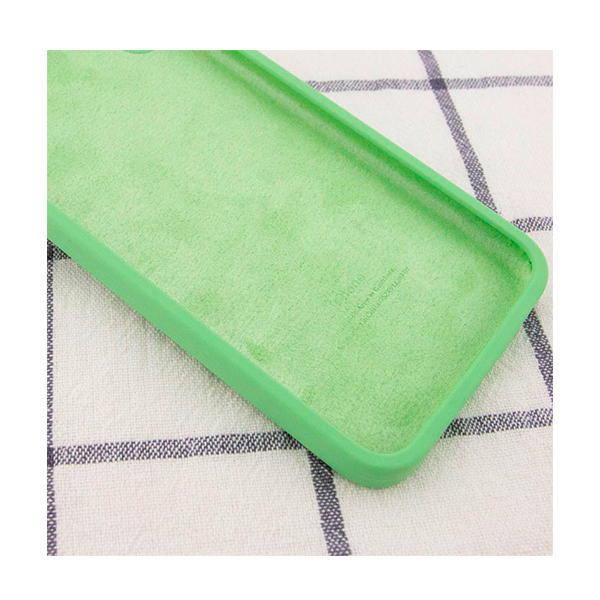 Чехол Original Soft Touch Case for iPhone 12 Green with Camera Lens