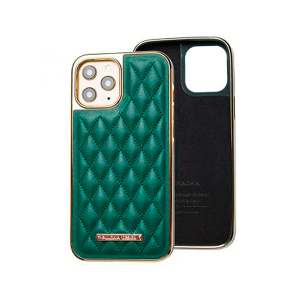 Чохол Puloka Leather Case для iPhone 11 Pro Green