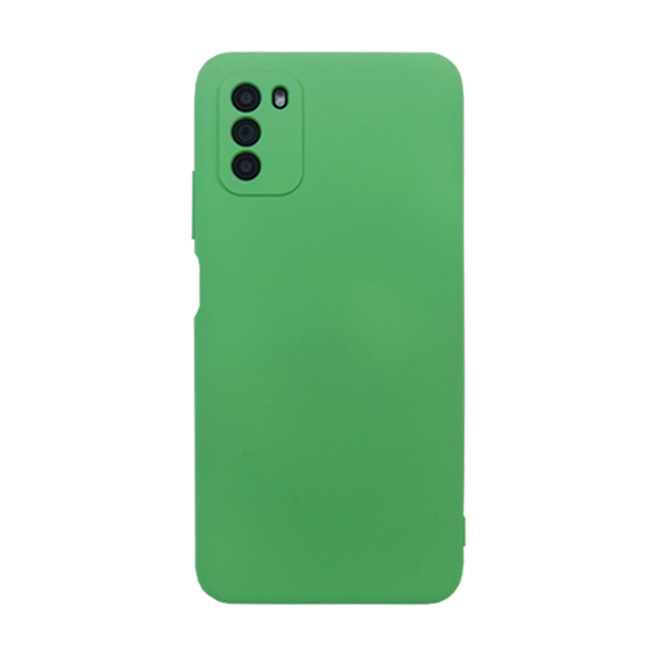 Чехол Original Soft Touch Case for Xiaomi Poco M3 Green with Camera Lens