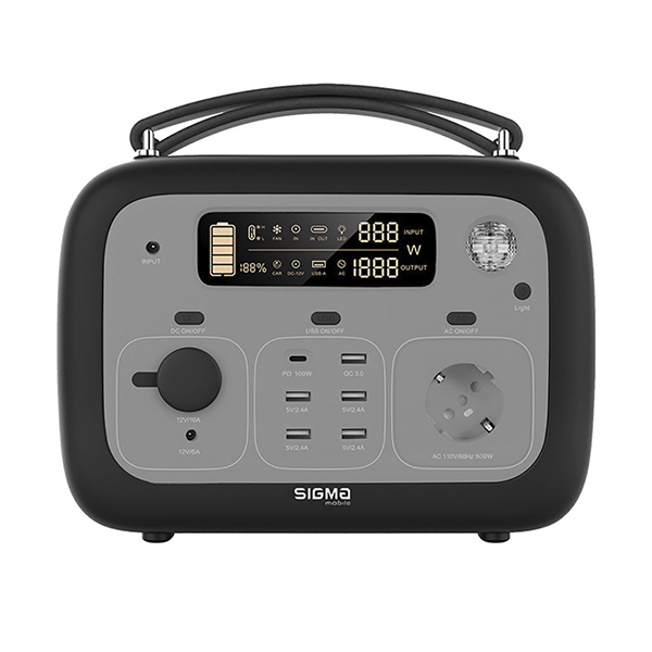 Портативное зарядное устройство Sigma mobile X-power SI140APS Black-grey