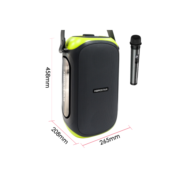 Портативна Bluetooth колонка Hopestar Party 300 Grey/Light Green