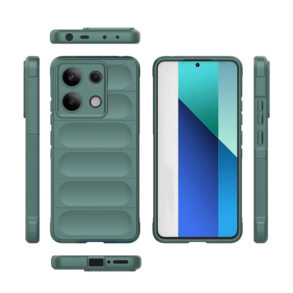 Чехол Cosmic Magic Shield for Xiaomi Redmi Note13 4G Dark Green with Camera Lens